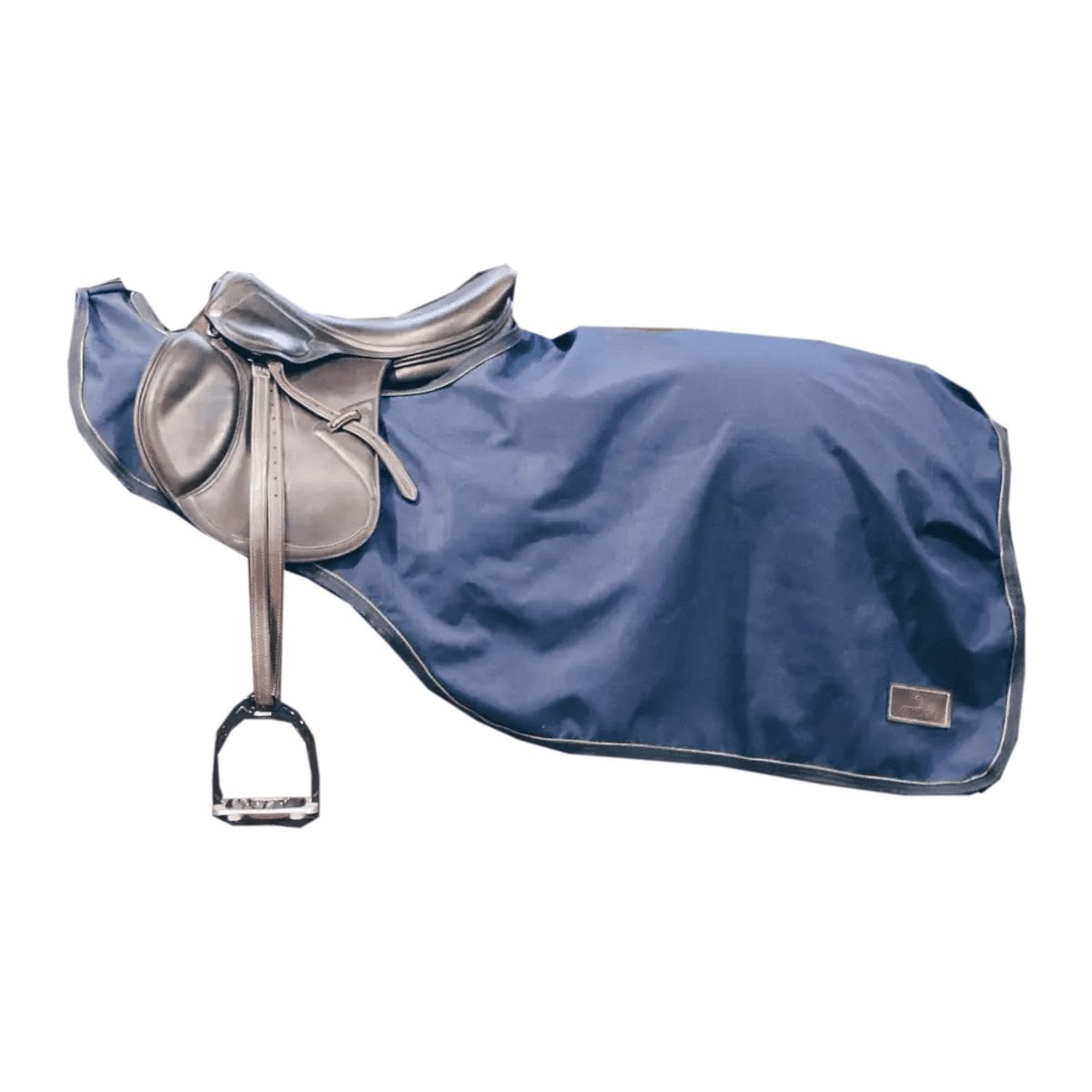 Quarter rug all weather navy 160g 