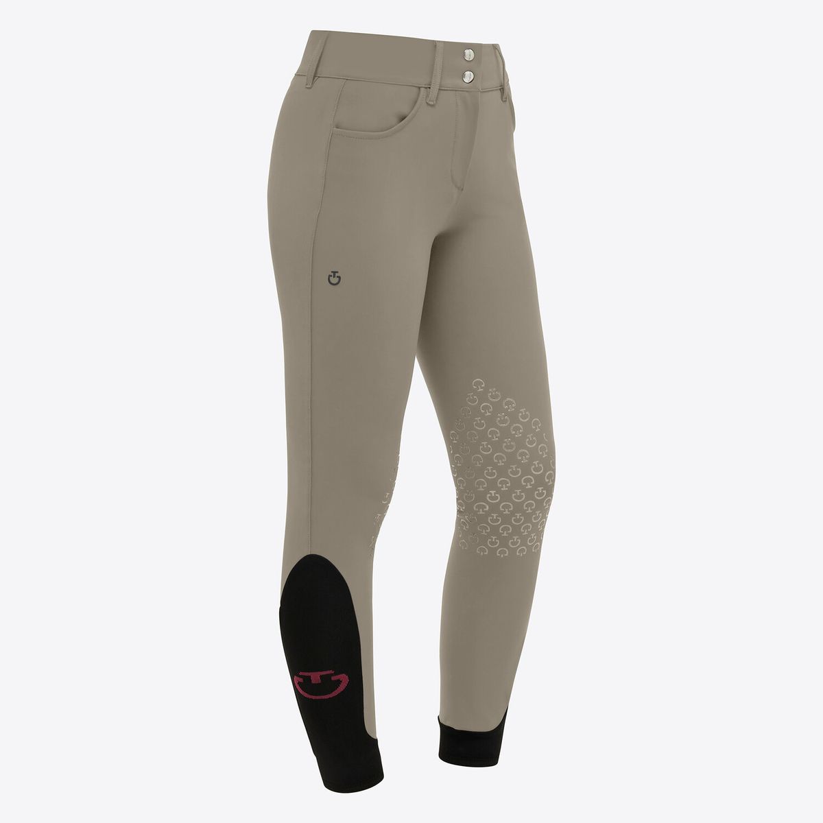 Cavalleria Toscana Women's knee grip jumping breeches - Beige