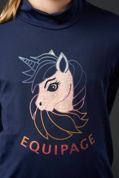 Hovedbilde Equipage Vella unicorn-genser Navy