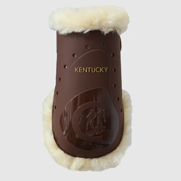 Bilde av Kentucky Sheepskin Fetlock Boots Elastic brown
