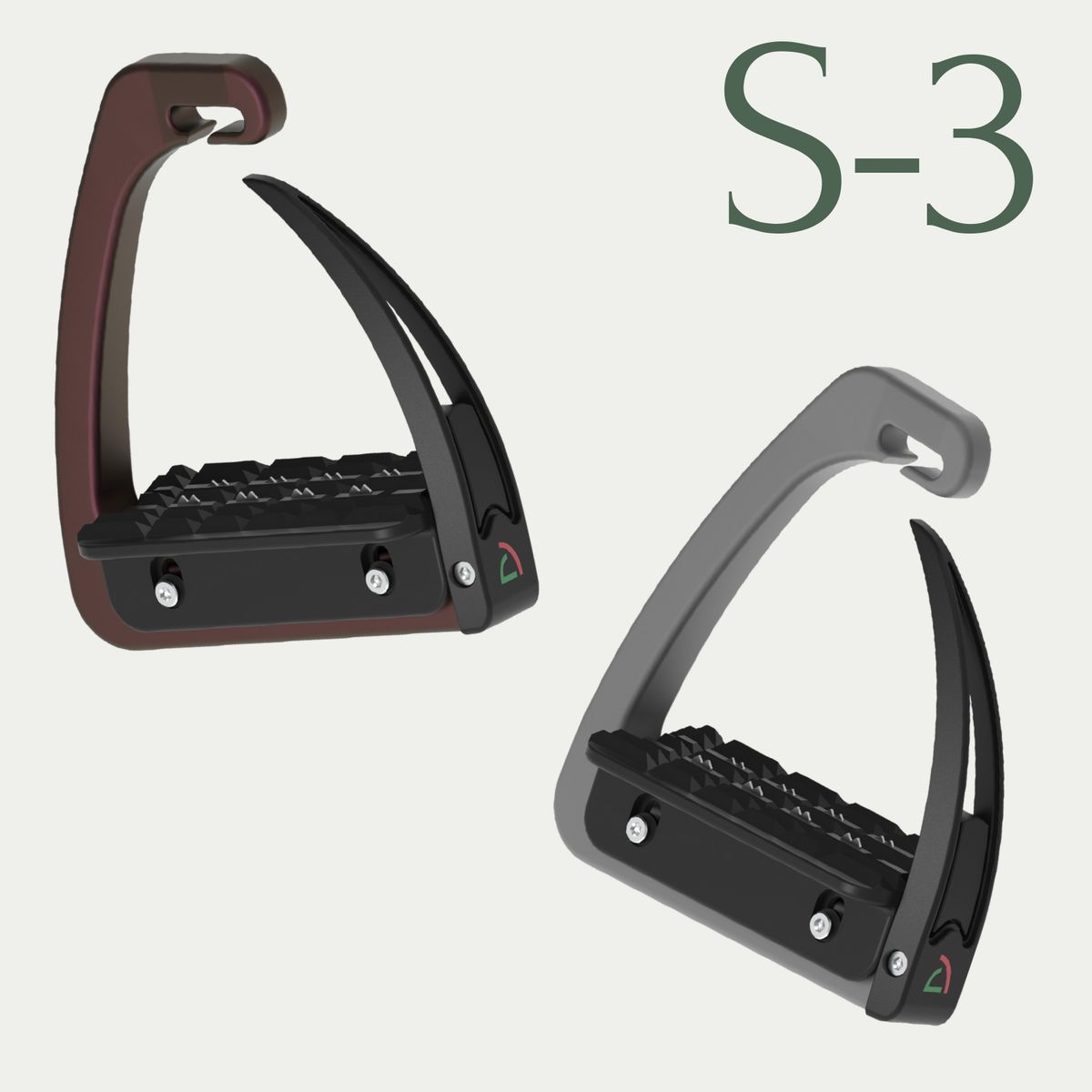 Safe Riding S3 Sikkerhetsstigbøyle - Velvet Ice Grey