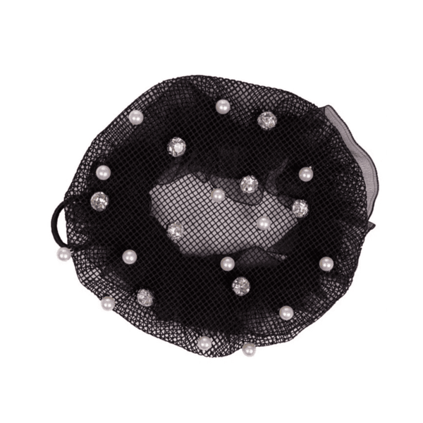 Hovedbilde QHP Hair Net Twinkle Black/ Silver