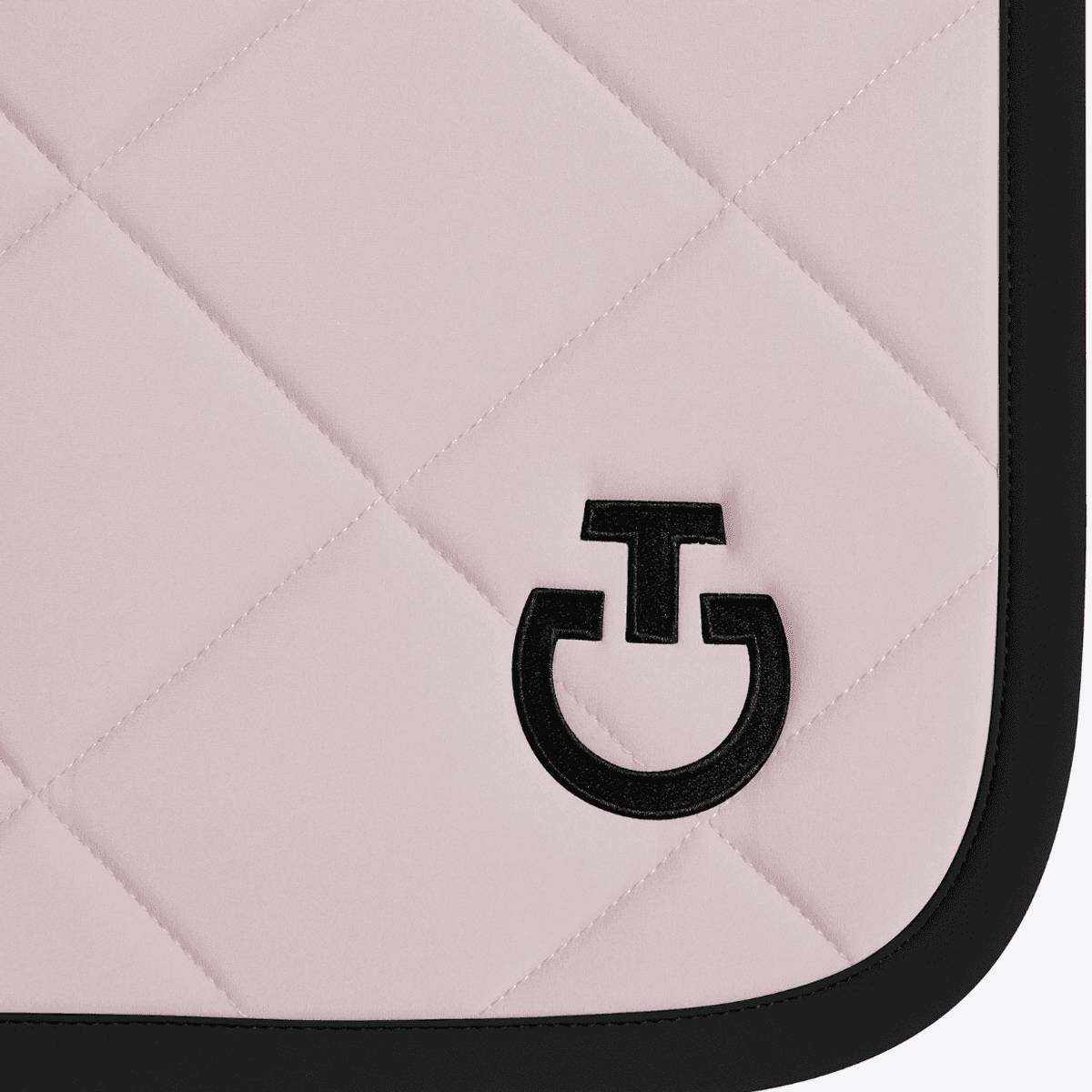CT Diamond Quilted Jersey Jumping Saddle Pad -Violett ice/black