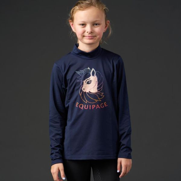 Hovedbilde Equipage Vella unicorn-genser Navy