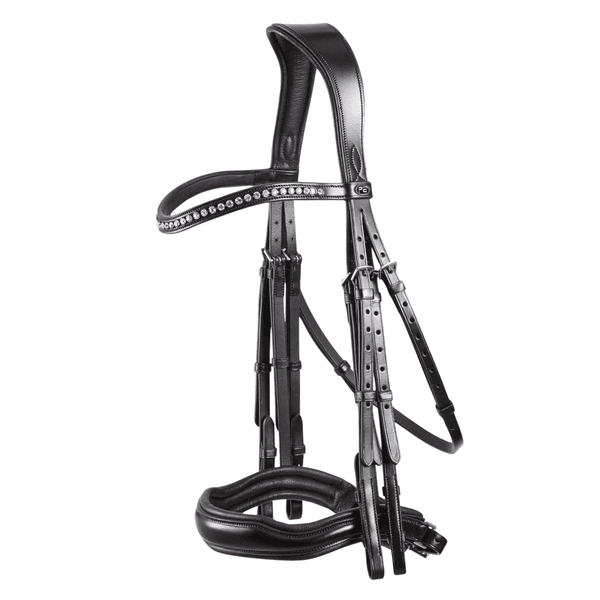 Hovedbilde Abriano Anatomic Double Bridle - Sort