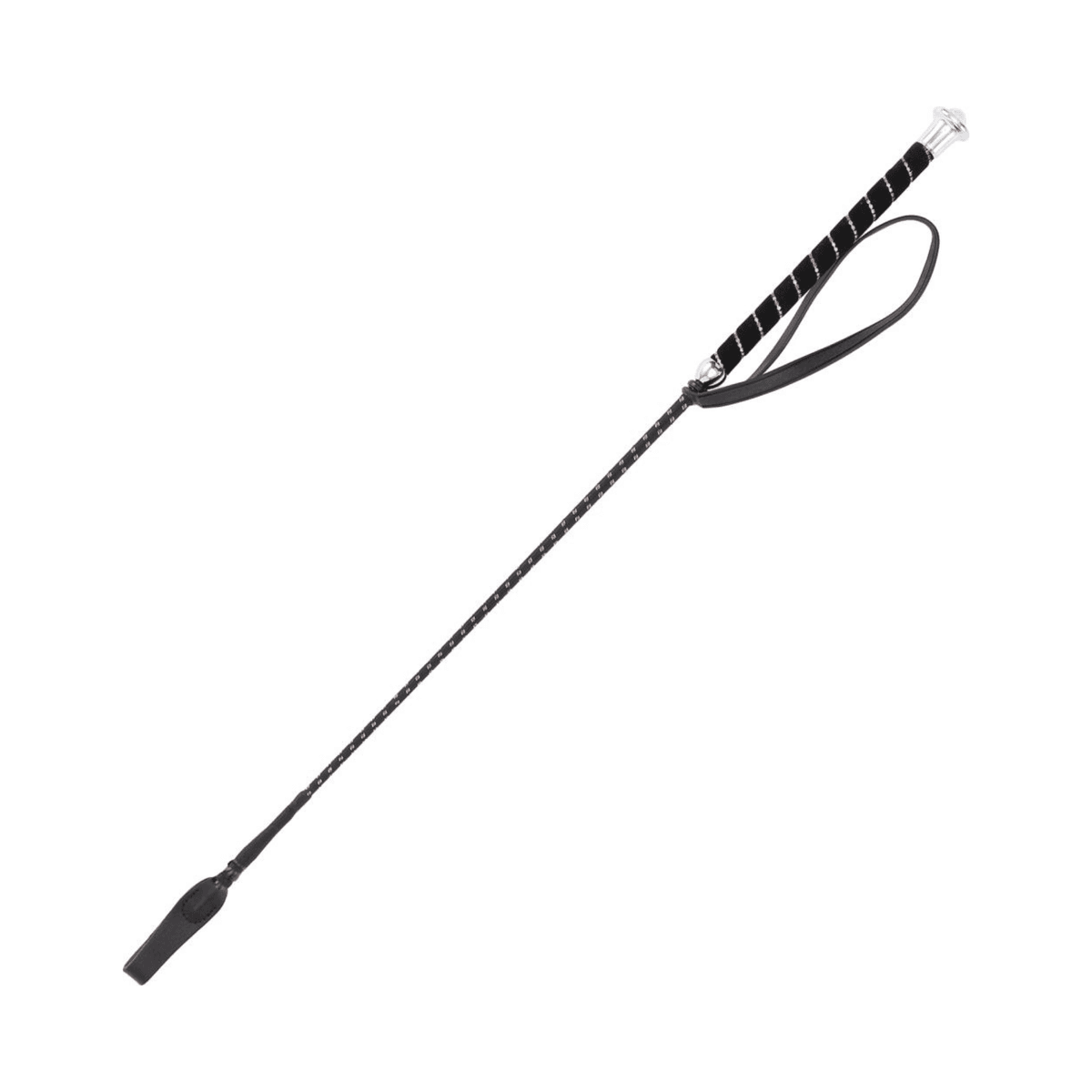 Equipage Ridepisk med striper, assorterte farger