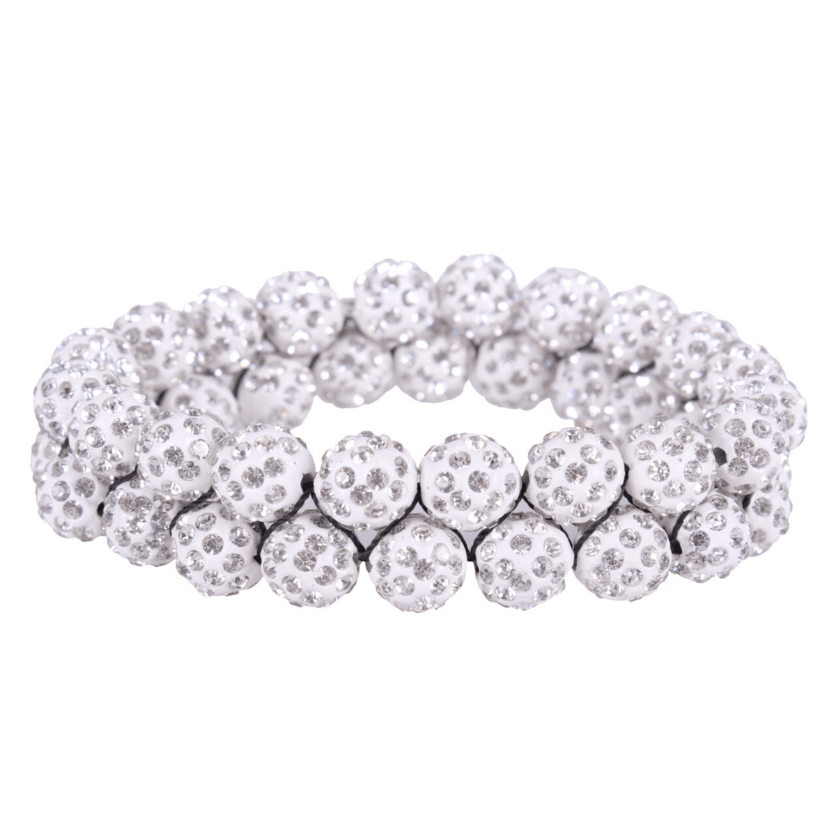 Hair Scrunchie Gloss White