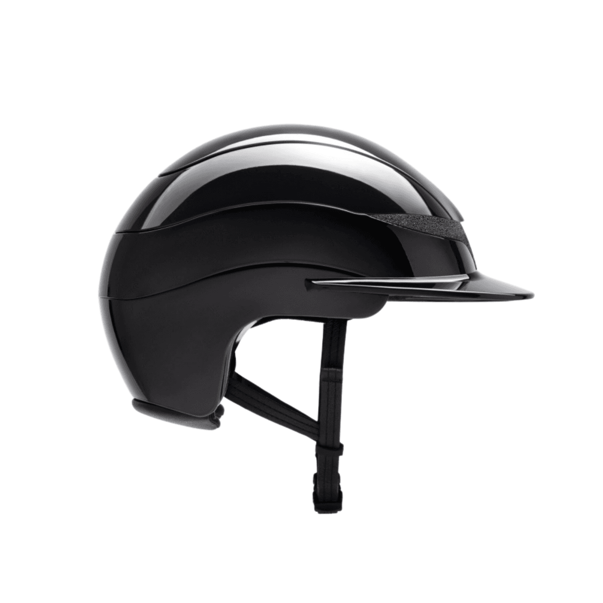 XANTO - glossy black helmet with Swarovski crystals on the front band and standard visor