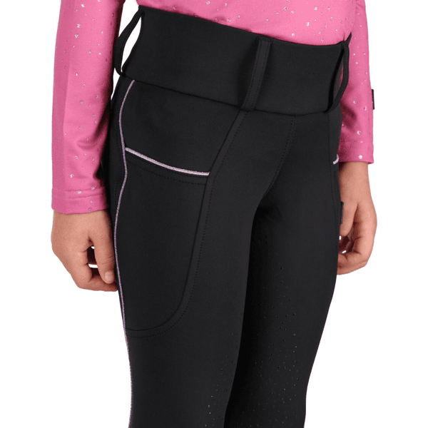 Hovedbilde QHP Riding tights isalyn Junior Full grip 